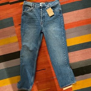 Reformation Cynthia High Rise Straight Jeans